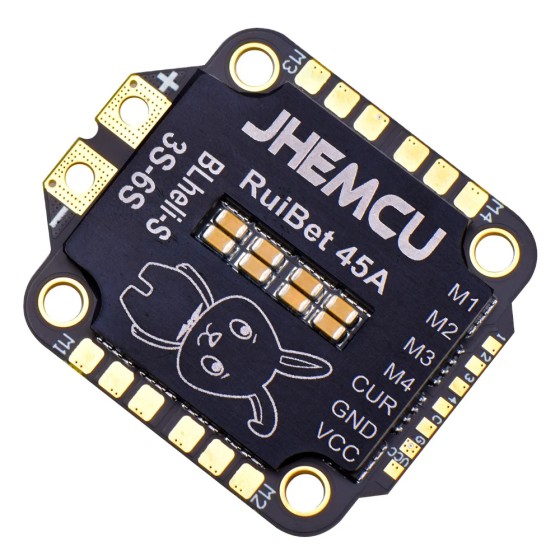 Hot Sales JHEMCU RuiBet 45A/55A ESC BLHELI_S Dshot600 4in1 Brushless ESC 3-6S 30.5X30.5 M4 for RC Flight Controller Drone